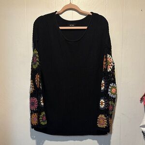 NWOT‎ Heyson knit and crochet Sweater size M